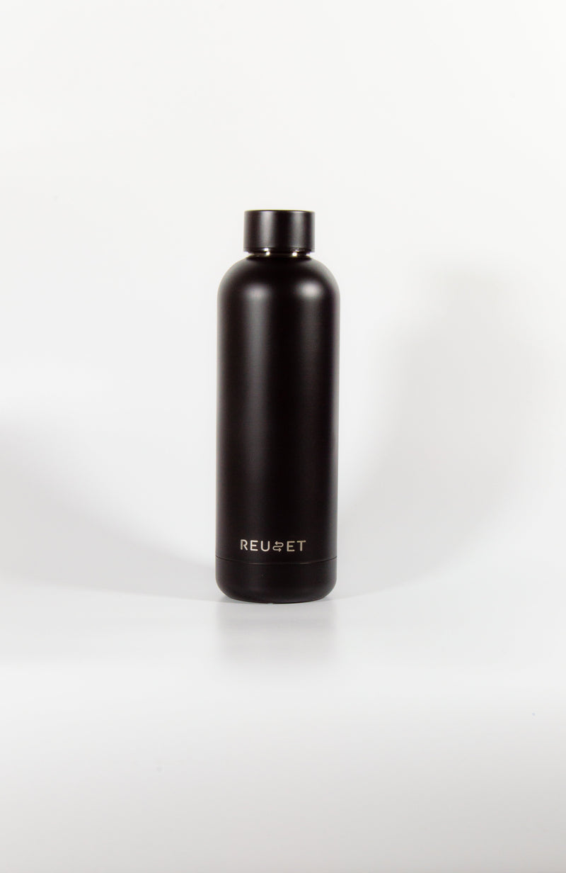 500ml reusable water bottle in black — Reuset Ireland