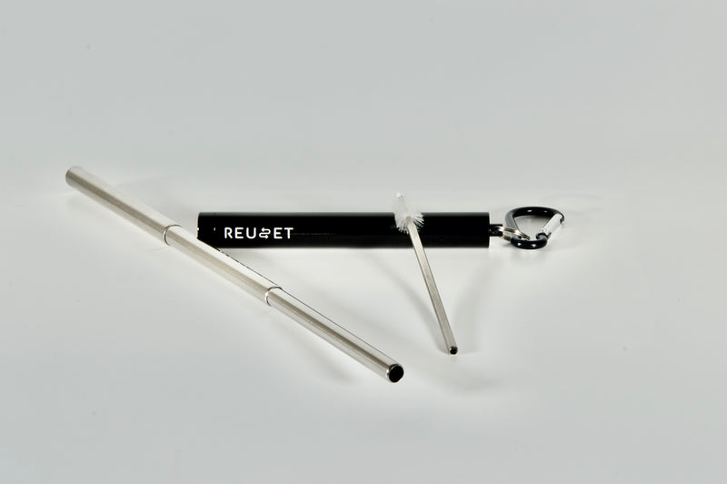 Reusable straw in black — Reuset Ireland